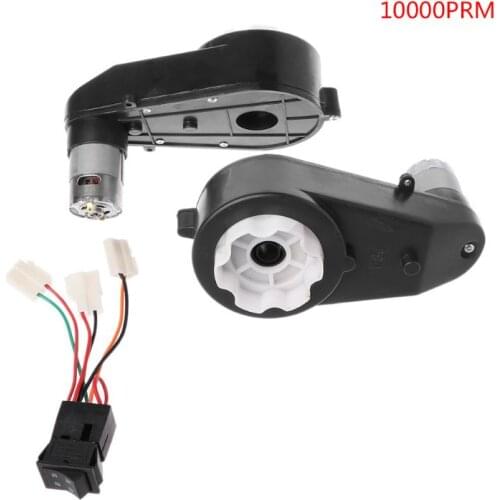 3pcs/set 550 Universal Children Electric Car Gearbox with Motor 12V Gear Box 449C