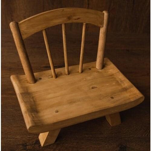 4X7C Newborn Photography Props Wooden Chair Multifunctional Furniture for Infant Photo Shooting Fotografia Posing Accessories
