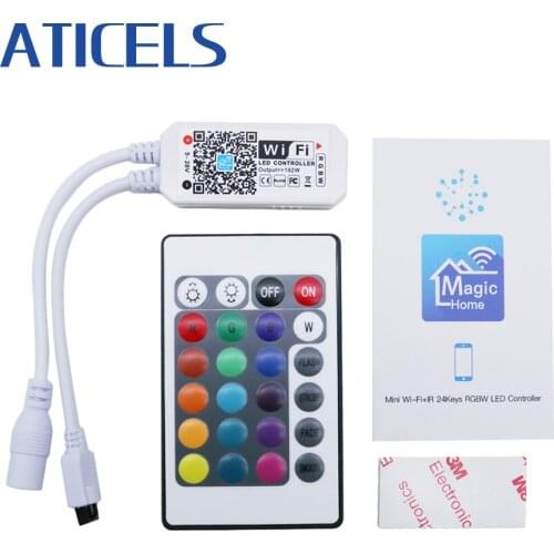 5-24V Bluetooth WiFi RGB RGBW LED Controller With IR Remote APP Control For RGB RGBW RGBWW LED Strip Lights