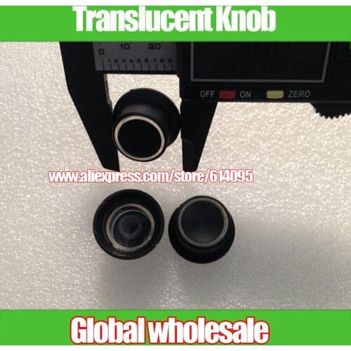 5pcs 25 * 13.5MM Translucent Knob Potentiometer Cap Switch/ It can pass light / Audio volume adjustment light shows plastic knob