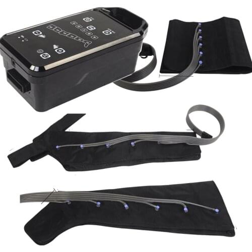 6 Cavity Air Wave Pressure Massager Medical Varicose Veins Calf Massage Waist Home Air Pressure Recovery Treatment Sock 110-220V