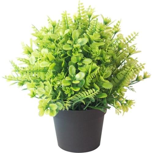 60% Dropshipping!1Pc Artificial Grass Canterburybells Potted Bonsai Garden Desktop Decor for Home Garden Balcony Decor Plant