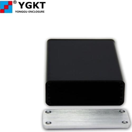 71*25.5*100 mm (w*h*l) Instrument amplifier Enclosures , sliver anodizing aluminum box/enclosure for electronic