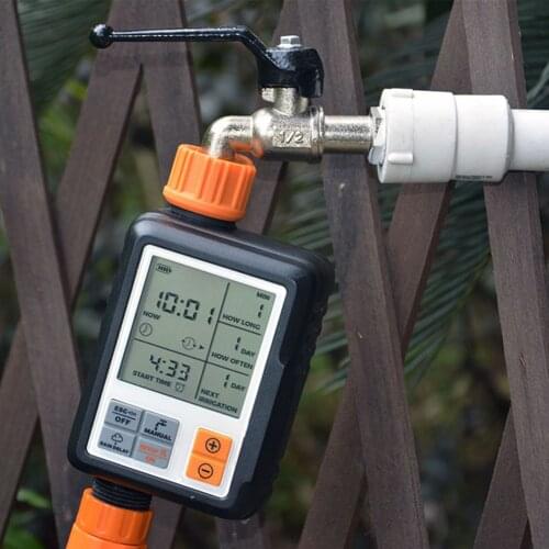 Automatic Watering Timer Smart Large Screen Electronic Garden Irrigation Timer Watering Time Controller System For Yard Lawn