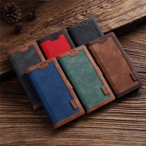 Case For Samsung Galaxy A10 A20 A30 A40 A50 A70 A10S A20S A30S A50S A20E A70E Retro Card Wallet Protection Flip Leather Cover