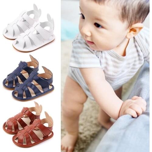 Baby PU Leather Spring Summer Autumn White, Dark Blue, Brown Boys Fashion Solid Color Shoes Prewalker 2020