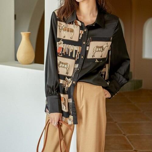 Блузки с принтом ENJOYCE China At AliExpress