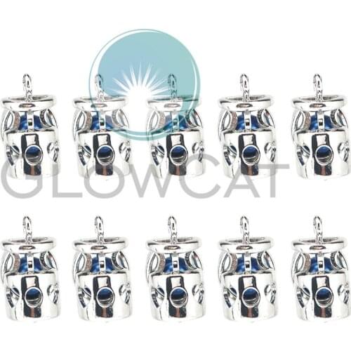 Copper Bottle Beads Cage Locket Pendant Essential Oil Diffuser Stone Pearl Cage 10X K1078