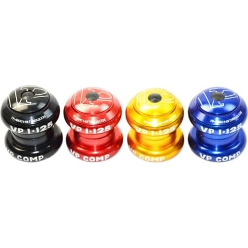 Road Bike Aluminium Alloy Headset 34mm stem built-in Bearing cap Fixed Gear Racing steering column bicycle Track Bike Headsets