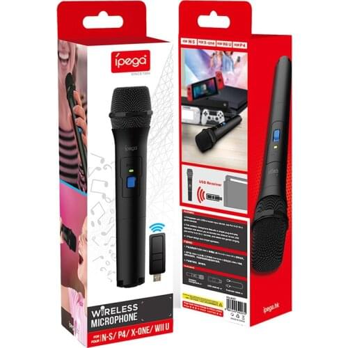 PG-9207 Karaoke Game Microphone Wireless Speaker HiFi Mic for Sony PS5/PS4/PS3/Xbox One/Wii U/ Nintendo Switch Game Console