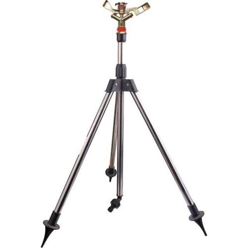 Tripod Impulse Sprinkler Pulsating Telescopic Watering Lawn Yard And Garden Spray Nozzle Connector Rocker Arm Garden Irrigation