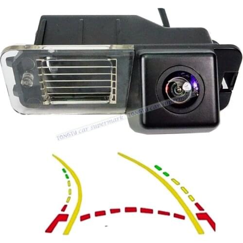 CCD Intelligent Dynamic Trajectory Tracks Rear View Camera For VW Volkswagen Polo V (6R) / Golf 6 VI / Passat CC