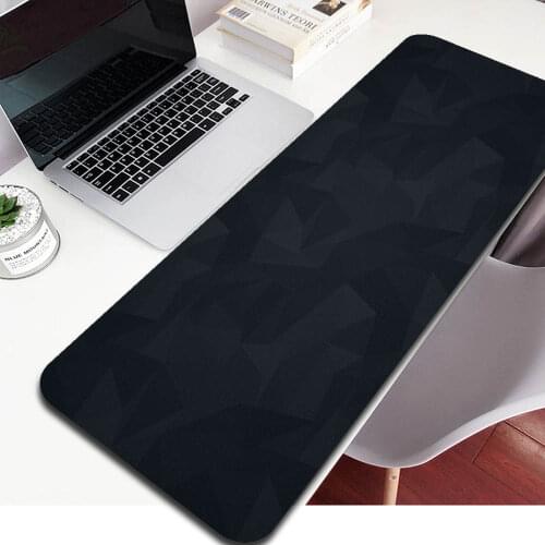Personalized Black Design Mousepad Xxl 90x40cm Gamer Laptop PC Keyboard Mat Office Desk Gaming Accessories Mousepad Desktop Pad
