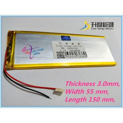 Best battery brand tablet 3255150 3500 mah battery rectangle Tablet polymer battery 3.7 V large capacity