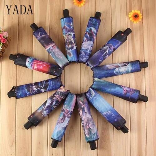 YADA fashion Black Twelve Constellations Umbrella Rain Women uv Sunny&Rainy Umbrella For Womens Folding Custom Umbrellas YS015