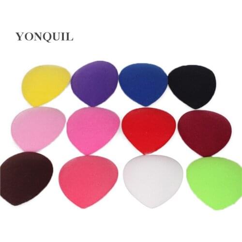 Multiple Colors 13CM Teardrop Fascinator Base Millnery Cute Base DIY Wedding Hair Accessories Party Hats Hairstyle Material