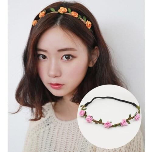 Clearance Sale Bohemian Flower Crowns for Women Girls Hair Accessories Crown Floral Headbands Hairbands Wedding Party Decoration