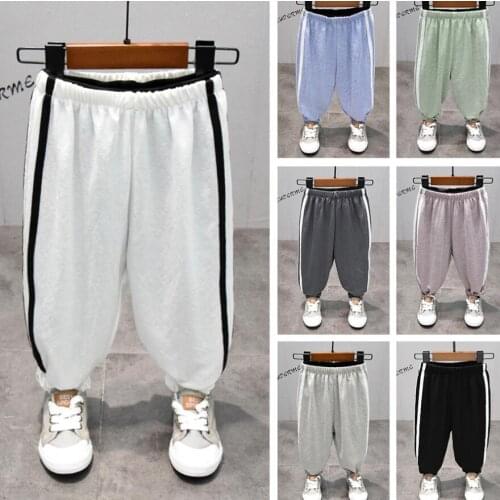 Retail 2019 boys and girls summer pant kids summer causul pants