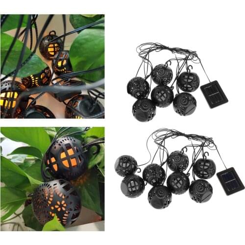 LED Solar String Ball Lights Garden Path Yard Hanging Decor Fairy Light