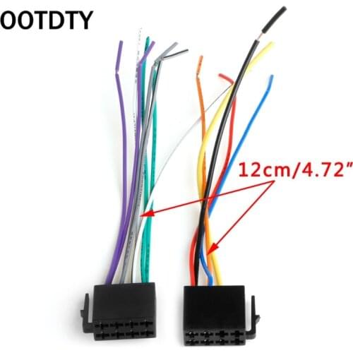 Universal Female ISO Wiring Harness Car Radio Adaptor Connector Wire Plug Kit