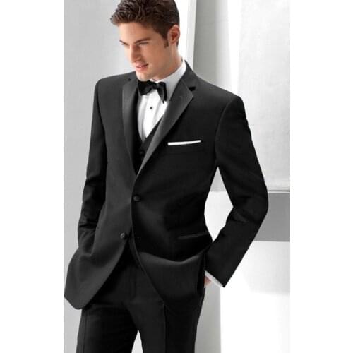 High Quality Mens Suits Groomsmen Groom Tuxedos Wedding Best Man Suit Blazer (Jacket+Pants+Vest+Tie) NO:265
