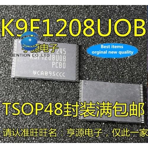 10PCS K9F1208UOB K9F1208UOB-PCBO K9F1208UOC-PCB0 TSOP48 in stock 100% new and original