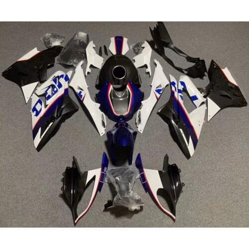 2021 WHSC Motorcycle Fairings Kit For BMW S1000RR 2017-2018 with carbon fiber painted design with decals