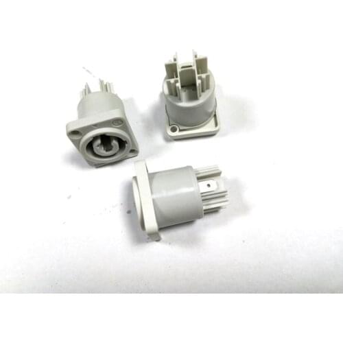 30pcs gray NAC3MPB-1 Output Powercon Chassis Panel Mount connector