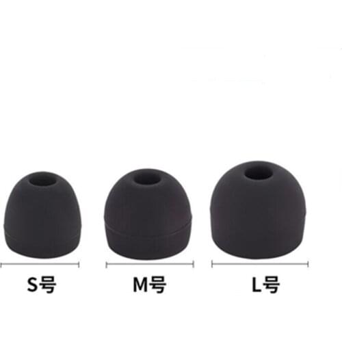 Linhuipad wholesale 4MM inside diameter Replacement in ear earphone accessories Eartips Earbuds Silicone Earpad Ear Tips 3000pcs