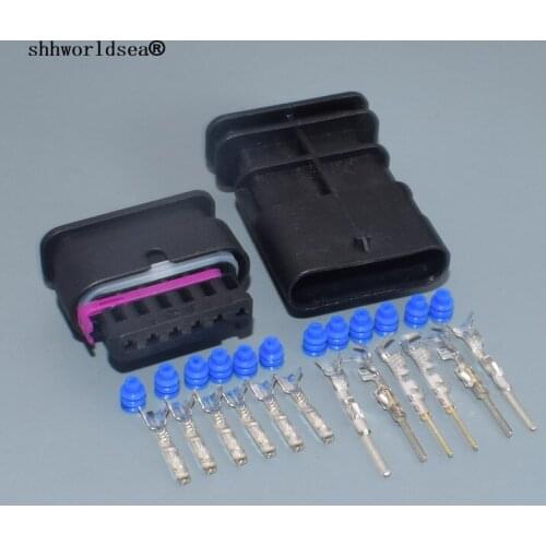 Shhworldsea 6 pin 1.5mm sealed waterproof auto connectors plug 1-1718646-1 auto accessories wire connection auto connector