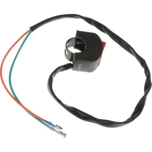 Motorbike Motorcycle Accessory Handlebar Headlight Fog Spot Light Switch Fitment 7/8 inch Handlebar Black