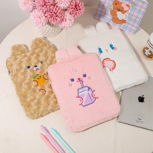 Ipad Pro 11 Cover 2021 Korea Style Bear Cute Girls Ipad Cover 10.5 inch Cartoon Ipad Air Case Tablet Travel Business Pouch