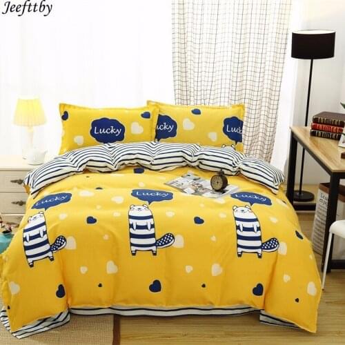 Home Textile Duvet Cover Sets Yellow Gophers Bedding 3pcs Adult Duvet Cover With Pillowcases Bedclothes (no Filling No Sheet)