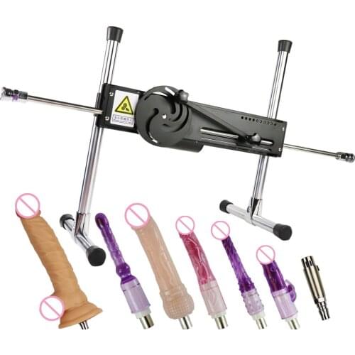 Two Type 120w Efficient Adjustable Sex Machine with Remote Control Silent Ultra Vac u Lock Love Machine with Free Dildos