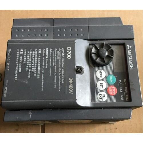 FR-D740-0.75K-CHT 0.75kw380V INVERTER , used one , 90% appearance new , test goods , free shipping