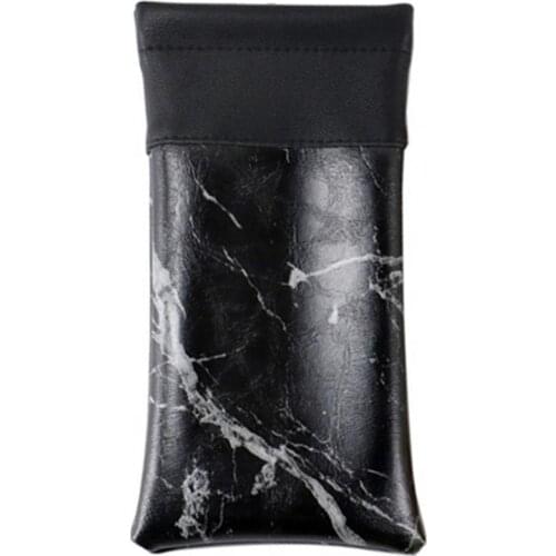 Sunglasses Bag Portable Water-resistant Faux Leather Fully Flattened Reading Spectacles Glasses Box Convenient Eyeglass Pouch