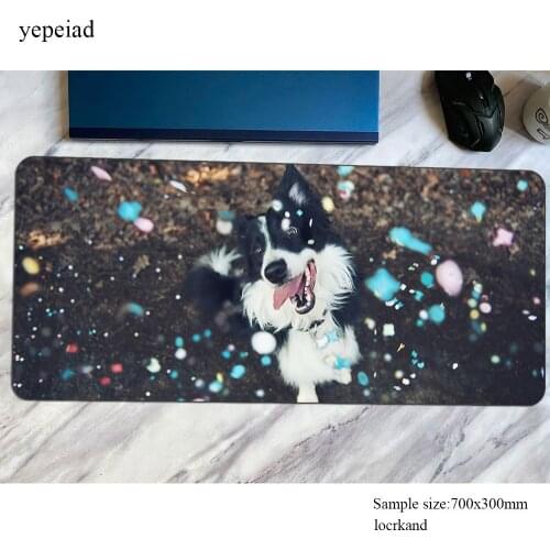 Dogs mats esports gaming mouse pad big 700x300x4mm keyboard mousepad locrkand notebook gamer accessories padmouse mat