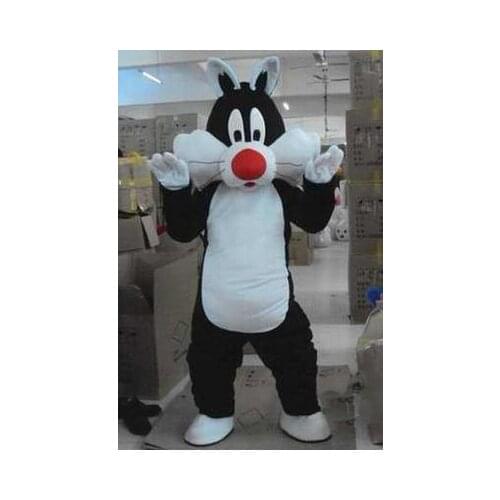 Cat Mascot Costume Adult Size Cartoon Dolls Performance Clothing Fancy Costume Cosplay Mascotte