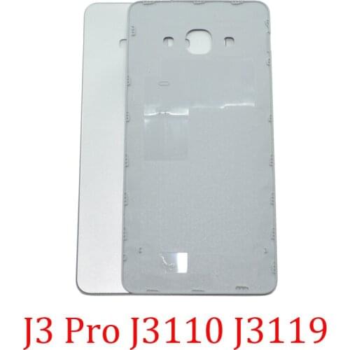 New Back Cover Rear Panel For Samsung J3 Pro J3110 J3119 Original Phone Housing Back Door Case Parts Silver