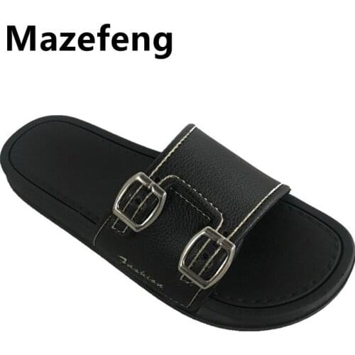 Mazefeng 2020 New Women Summer Women Flip Flops High Quality Beach Sandals Anti-slip Zapatos Men Casual Shoes Wholesale