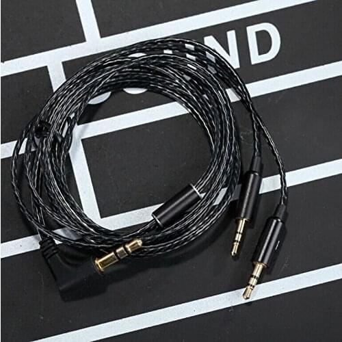 OFC Upgrade Audio Cable Cord for Sol Republic Master Tracks HD V8 V10 V12 X3 Headphone Black