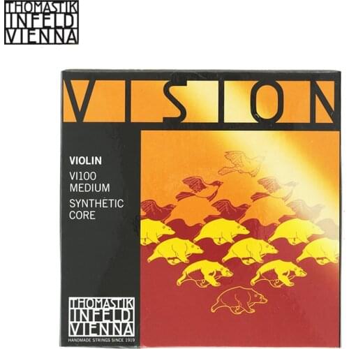 Thomastik-Infeld VI100 Vision Violin Strings, Complete Set, 4/4 Size