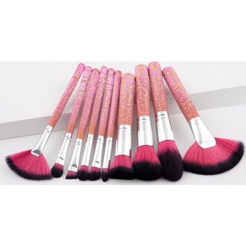 Premium Makeup Brush Set Powder Blending Contour Foundation Make Up Brush Fan Highlighter Eye Cosmetic Brushes Tool High Quality