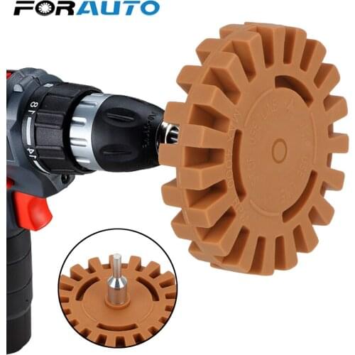 1/4" Shank Rubber Eraser Wheel Polishing Wheel Decal Remover Quick Polishing Removal Tool For Car Stickers And Decals