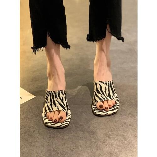 Sandals female outer wear 2021 summer new net red fairy style fashion all-match fish mouth non-slip slope with flip-flops