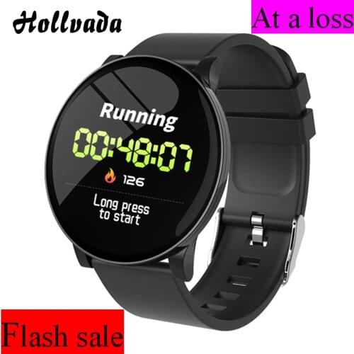 W8 Sport Smart Watch Bracelet Round Bluetooths Waterproof Male Smartwatch Men Women Fitness Tracker Wrist Band for Android IOS
