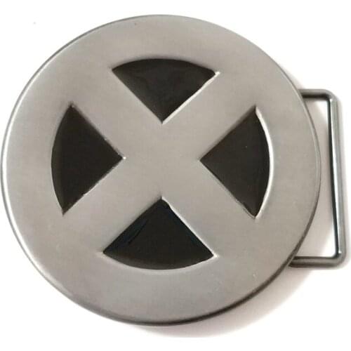 Superpower Men Round Belt Buckle Zinc Alloy Cowboy Cowgirl Good Plating Belt Buckles Film Jeans Accessories Buckles for 4cm Belt