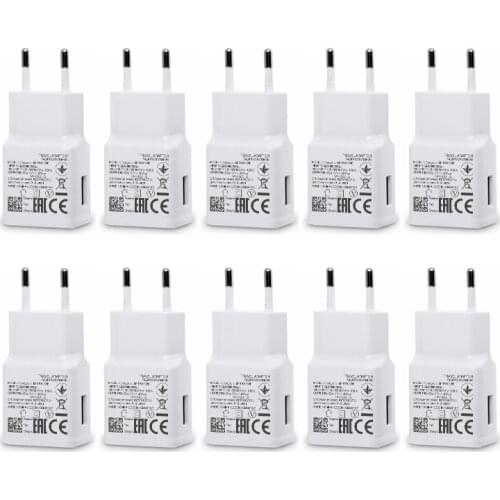 10Pcs/lot 9V1.67A 15W Usb Adaptive Fast Charger Quick Charge Adapter for Samsung Galaxy S20 S10 S10E S9 S8 Plus Note 8 9 10