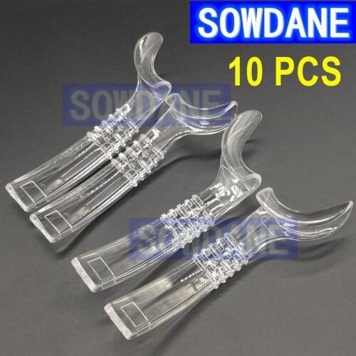 10 pcs High Quality Dental Lip Cheek Retractor Mouth Opener Photograghic Tool Plastic Half-Lip Retractor Mouth gag Autoclavable