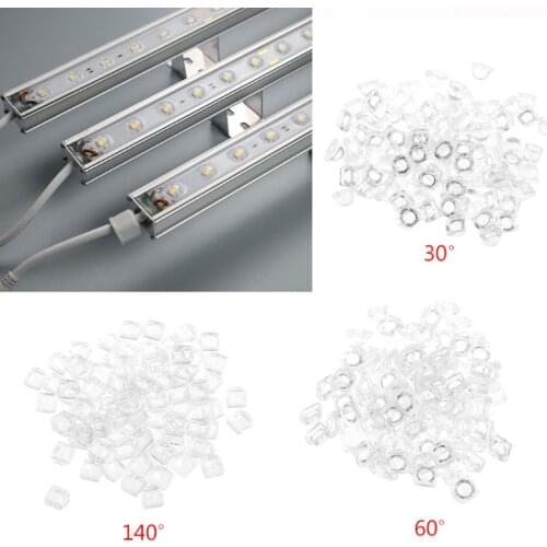 100PCS Lens for 5050 LED WS2812 APA102 WS2811 SK6812 30 60 140 Degree Angle Lens